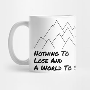 Adventure Quote Design Mug